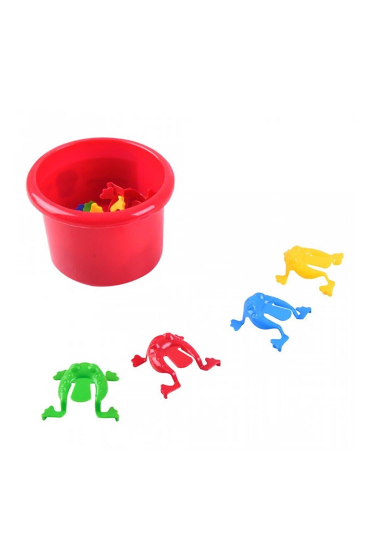 Zuzu Toys +3 Yaş Zıpzıp Kurbağa Kurbağa Zıplatma Oyunu 12 Adet