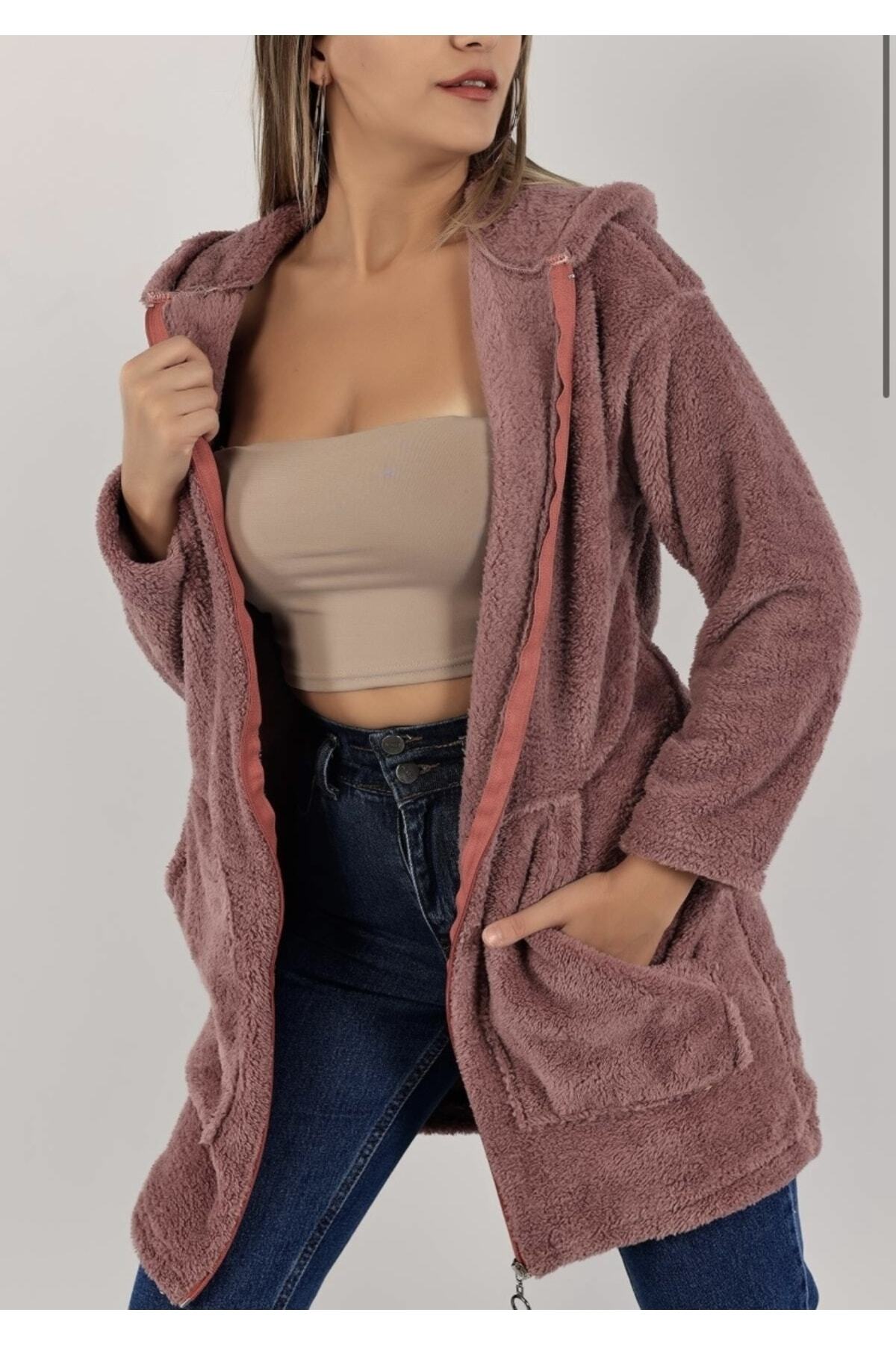 Black Hooded Soft Coat