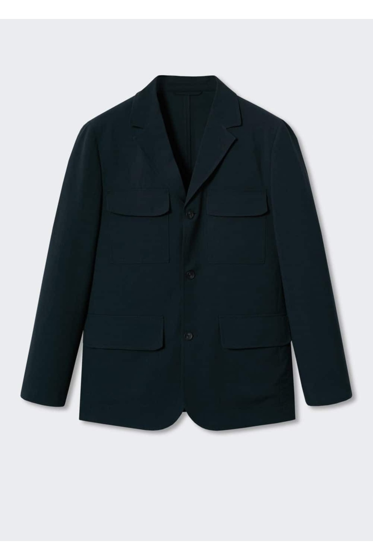 ژاکت مردانه آبی سرمه ای منگو | 37050034 اورجینال - تصویر 3