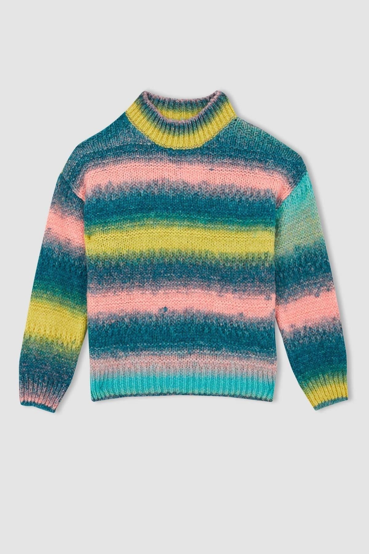 DeFacto Oversize Fit Yarım Balıkçı Yaka Kazak CG7262