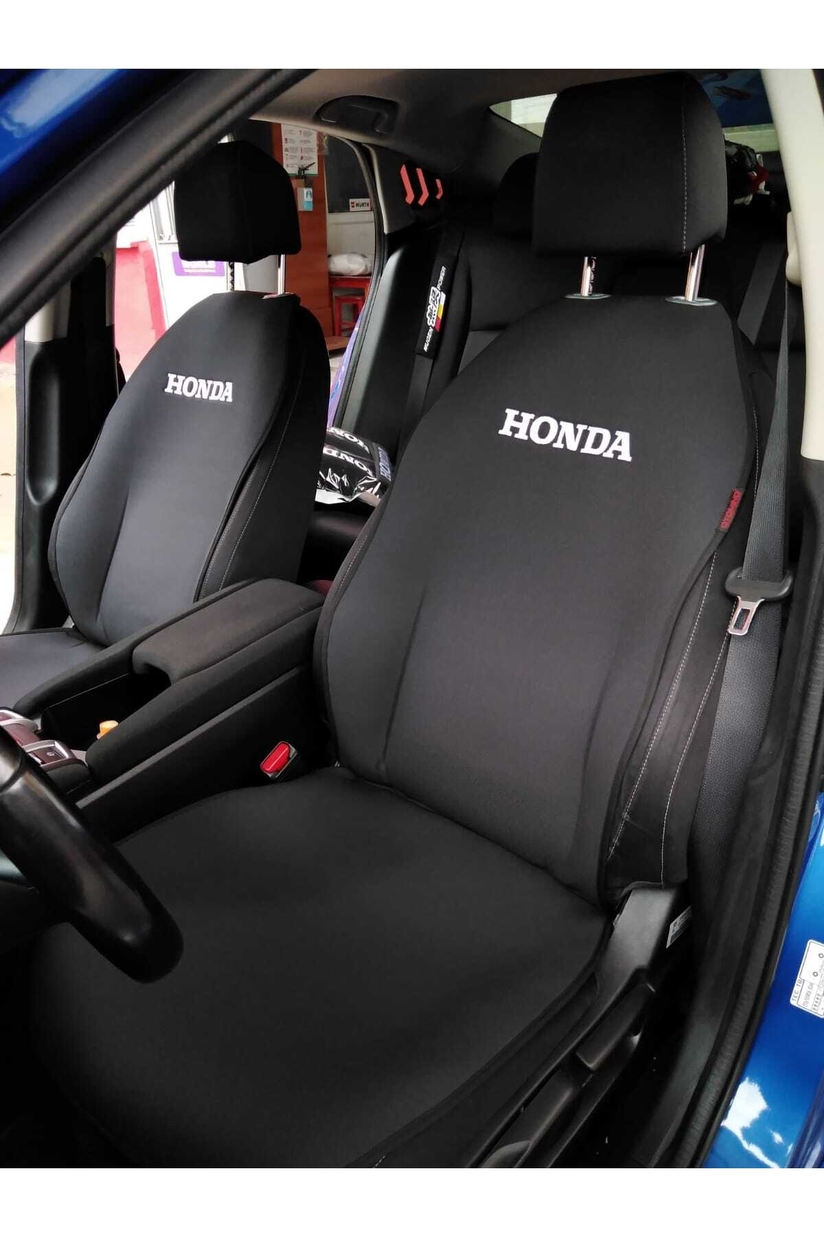 otomind Honda Nakışlı Ön Ikili Oto Koltuk Kılıfı