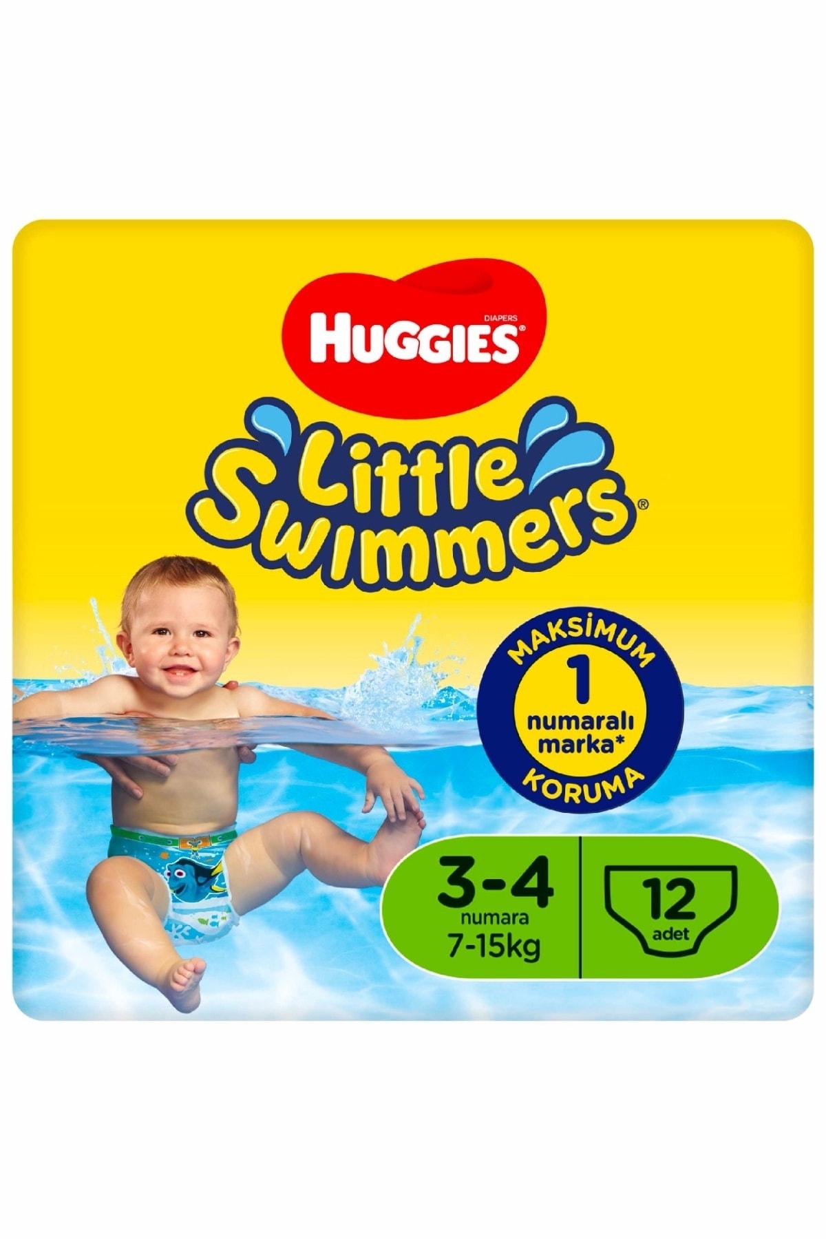 Huggies Little Swimmers Mayo Bebek Bezi 7-15 kg 12'li