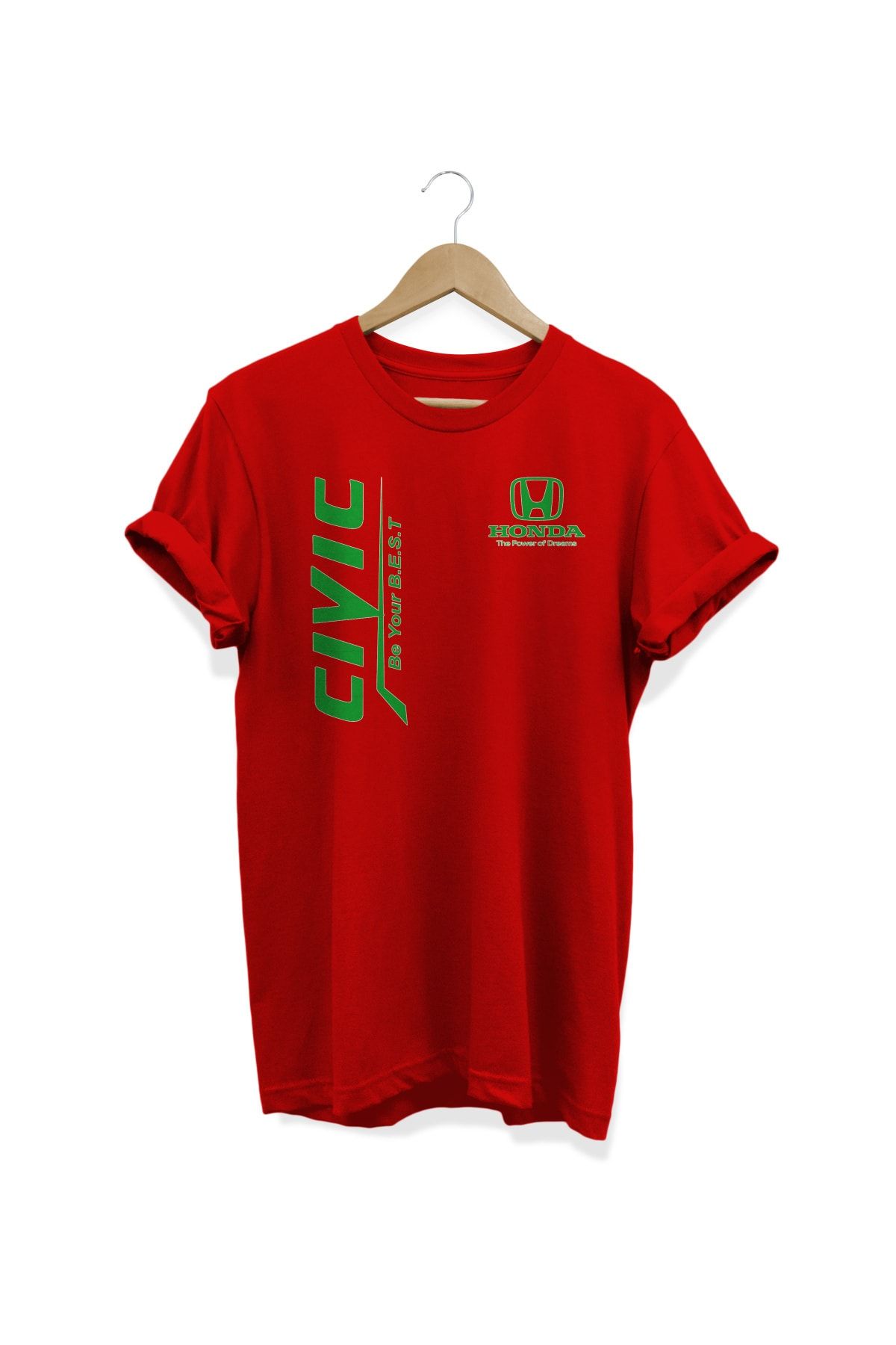 WİDİ Tricou Cu Imprimeu Detaliat Unisex - 3XL