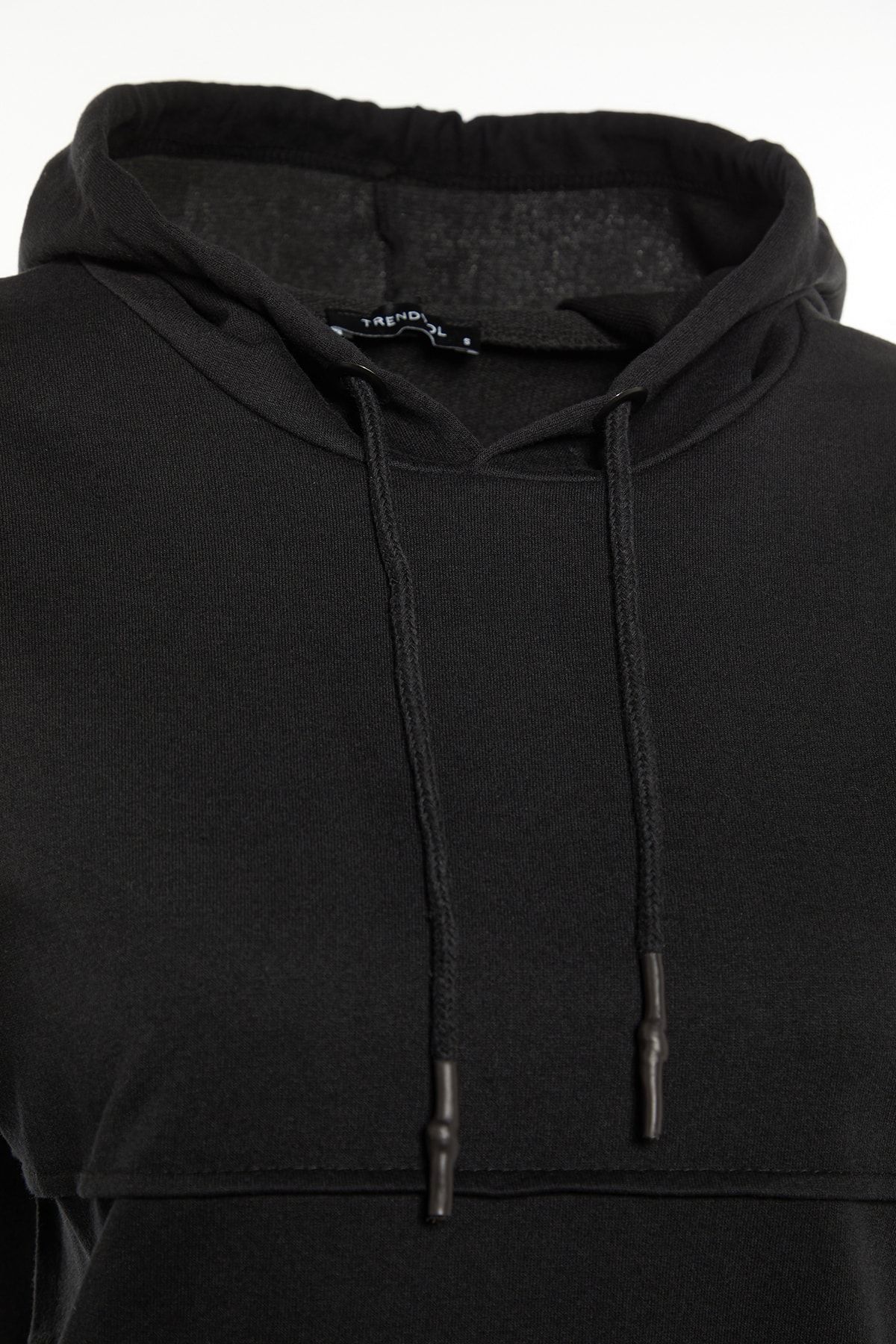 Trendyol Modest-Schwarzes Strick-Trainingsanzug-Set mit Kapuze TCTAW23EN00012 7