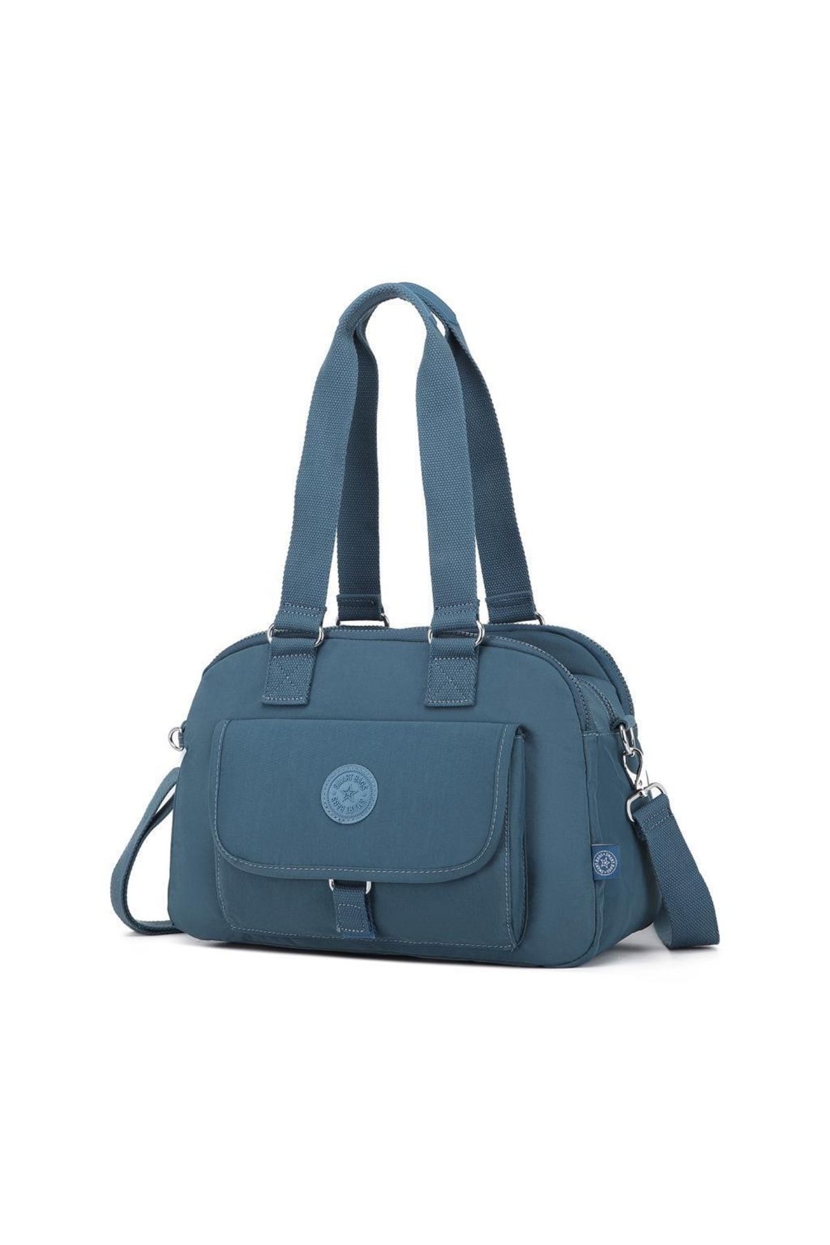 SMART BAG Krinkıl Kumaş Kadın Çantası 1122 Buz Mavi