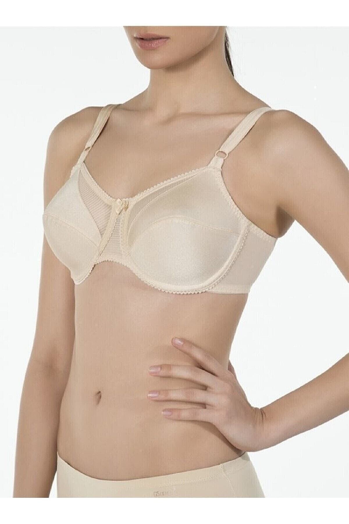 Women's Skin Recovery Underwire Capless Transparent Detailed Bra
