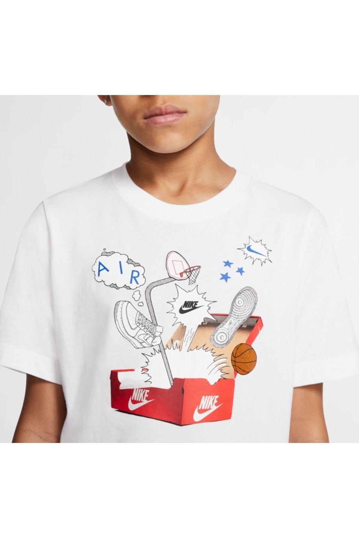Nike shoebox t shirt white discount