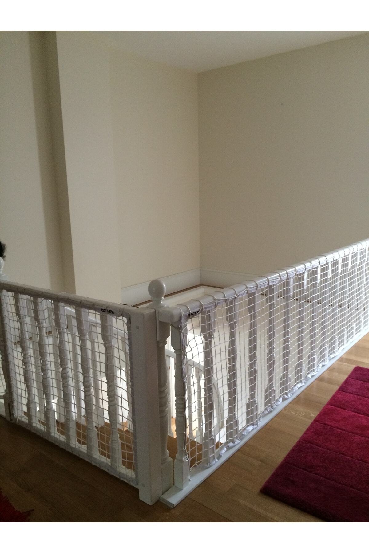 ÖZBEK Merdiven Korkuluk Güvenlik Filesi 100cm X 6.50mt Güvenlik Ağı fotoğrafı 4 (önizleme)