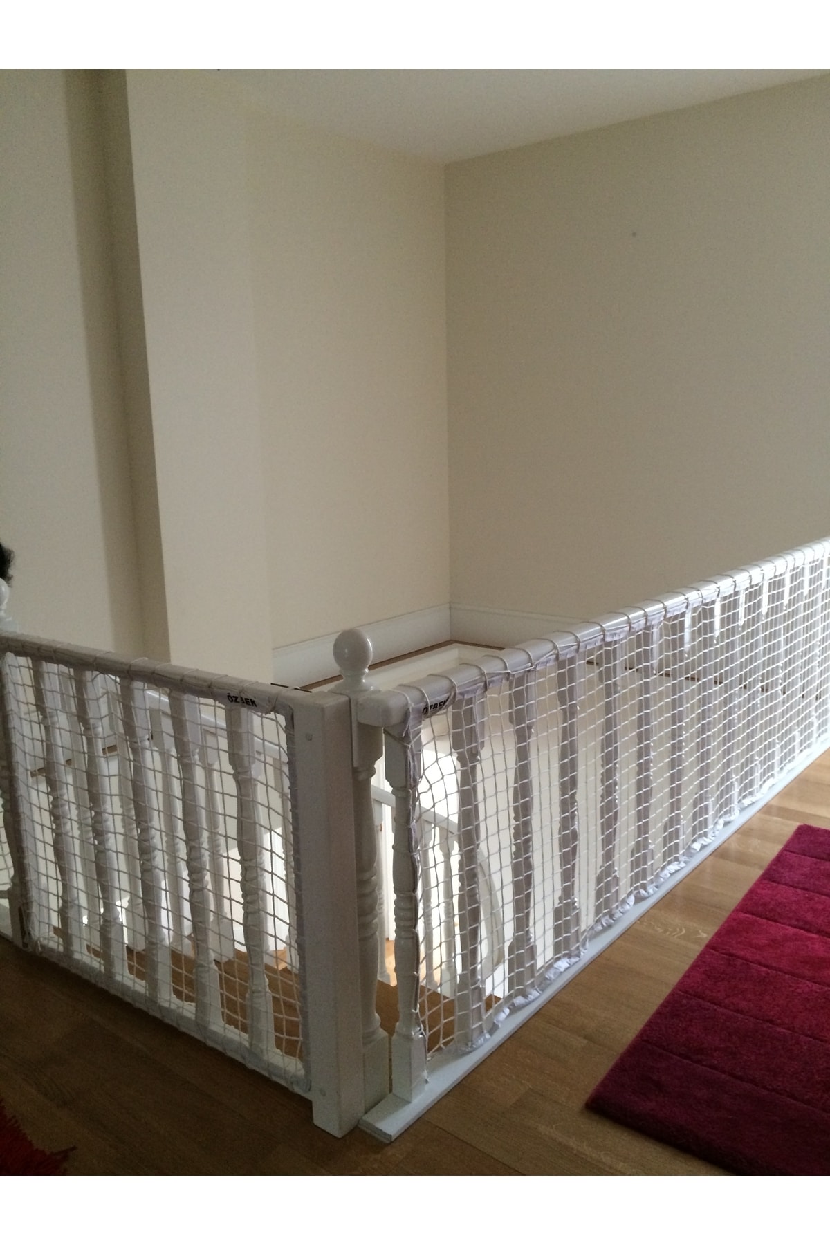 ÖZBEK Merdiven Korkuluk Güvenlik Filesi 100cm X 1.00mt Güvenlik Ağı fotoğrafı 4 (önizleme)