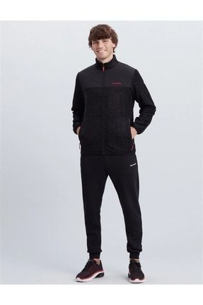 M Woven Panel Full Zip Polar Erkek Siyah Polar - S212174-001