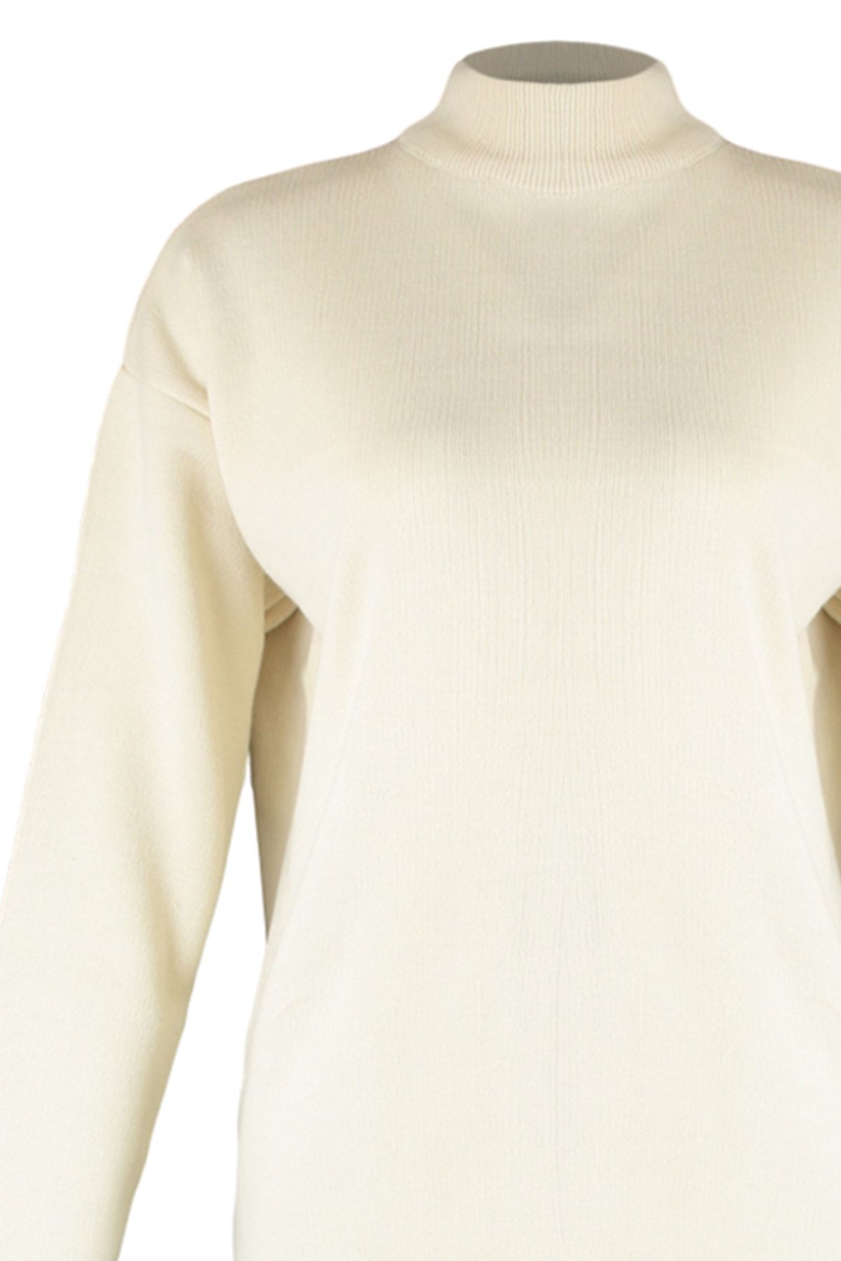 Trendyol Modest-Kamenný polrolák s detailným rozparkom súprava úpletu sveter-nohavice TCTAW23US00086 7