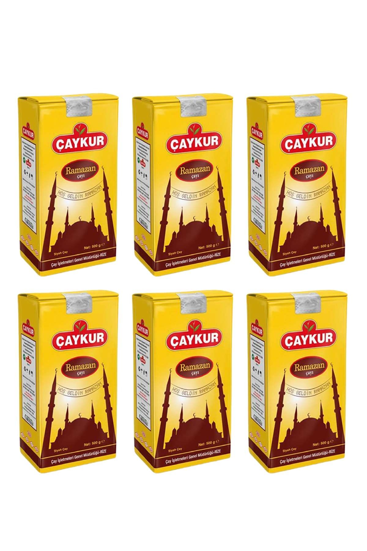 Çaykur Ramazan Çayı 500 Gr 6 Adet