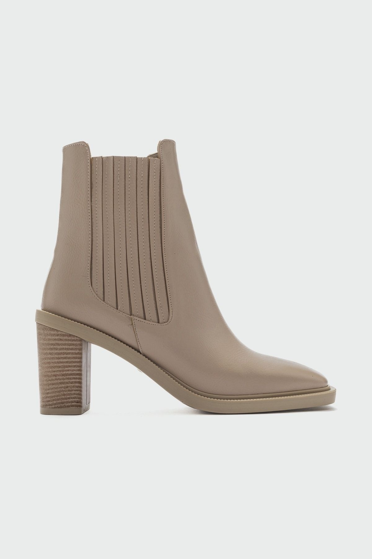 چکمه و بوتی نود زنانه فقط بژ پوست اورجینال luvishoes