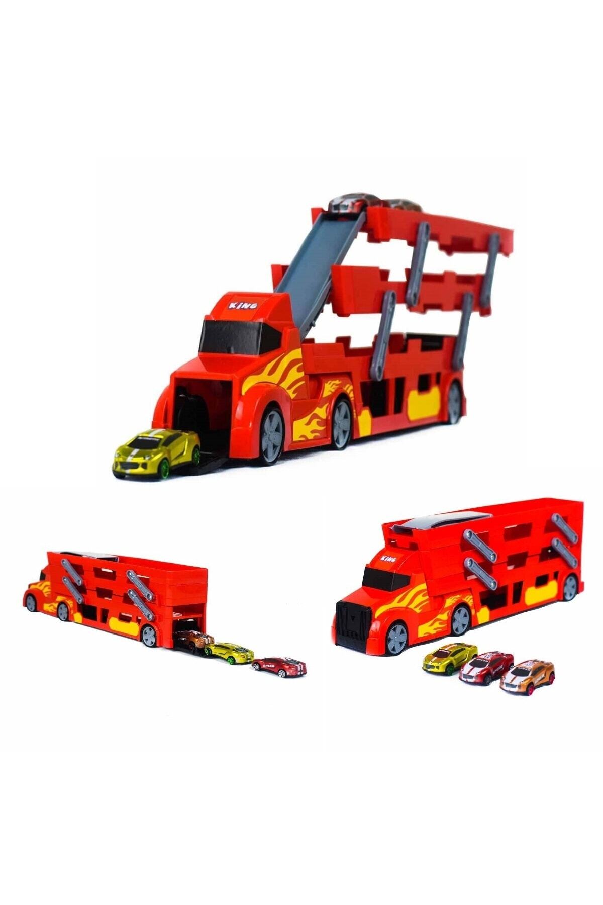 BAMTEBİ Car Transporter 3 Katlı Araç Taşıyıcı Kamyon 37 Araç Kapasiteli Rampalı Açılır Kapanır Kasalı Tır