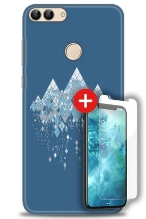 Huawei P Smart Kılıf Hd Baskılı Kılıf - Iceberg + Temperli Cam zmhu-p-smart-v-35-cm
