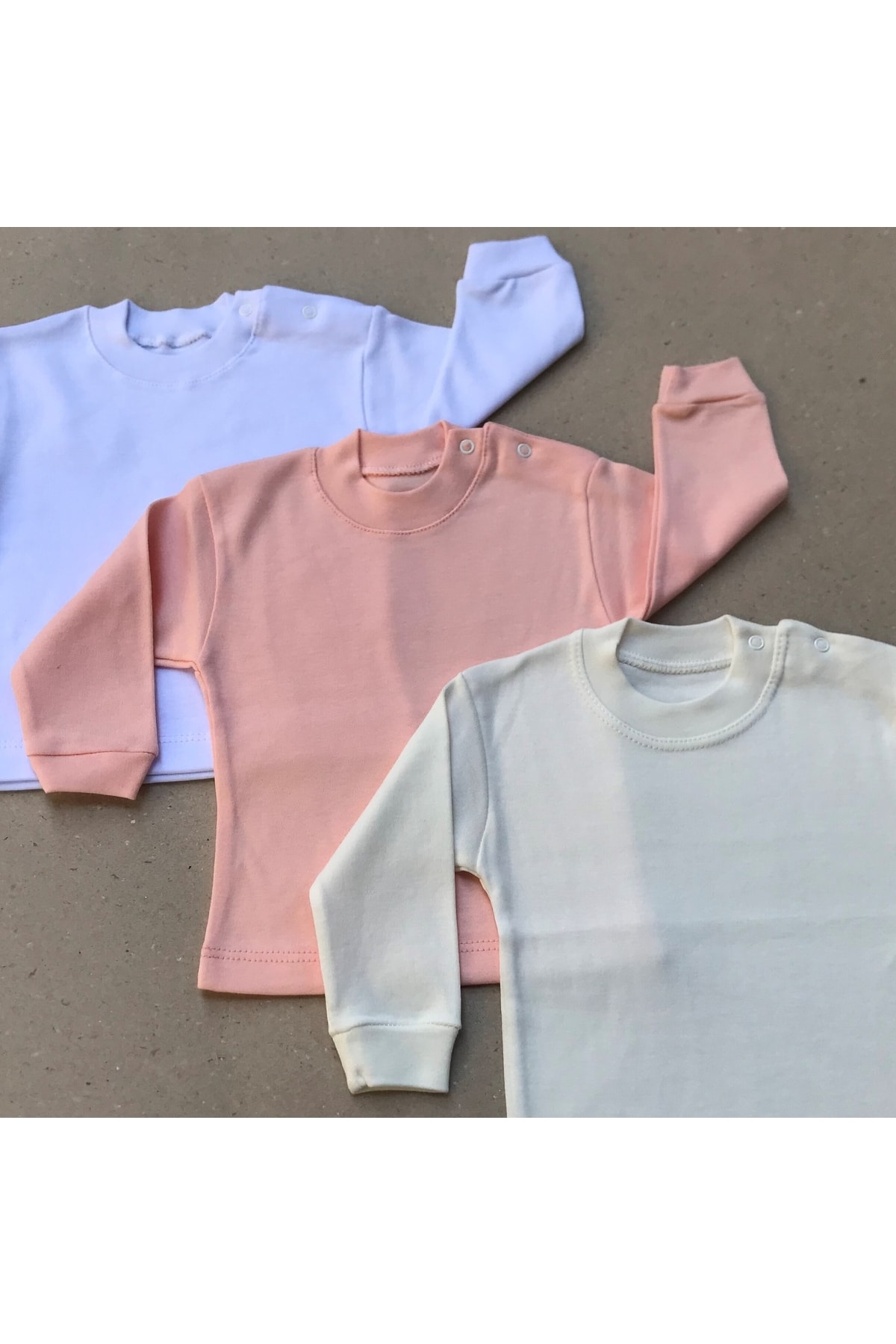 بادی نوزادی دخترانه سفید bebedino | 1402012 اورجینال - تصویر 4