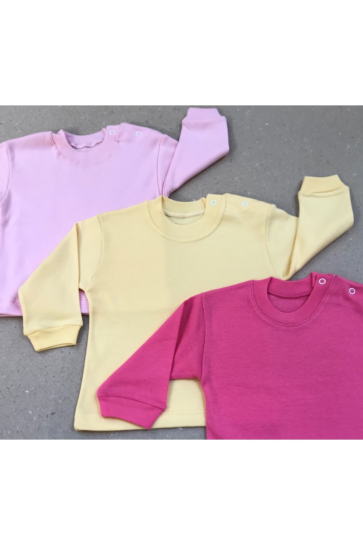 بادی نوزادی دخترانه صورتی bebedino | 1402018 اورجینال - تصویر 3