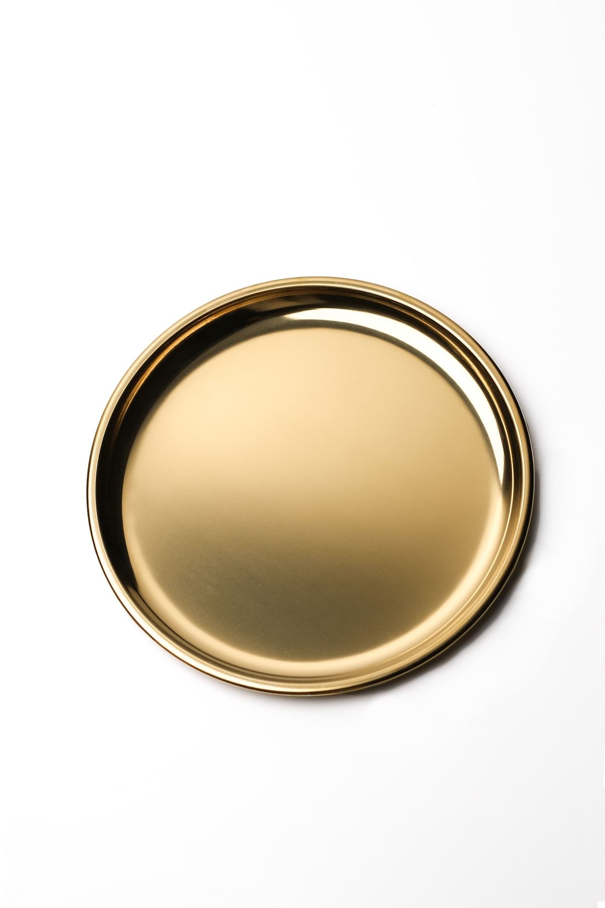Gold shop circle tray
