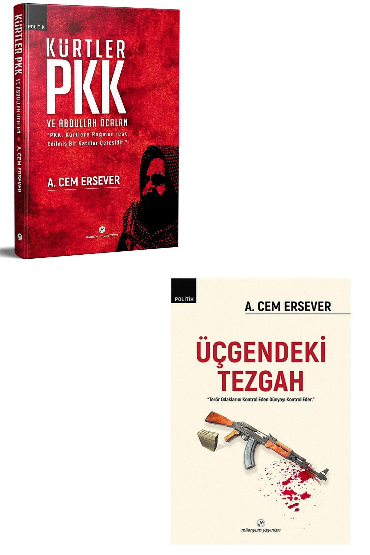 Milenyum Yayınları Cem Ersever 2 Kitap Set Üçgendeki Tezgah Ve Kürtler...