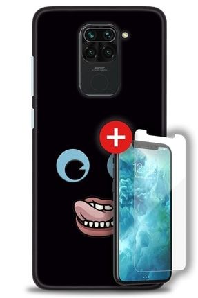 Xiaomi Redmi Note 9 Kılıf Hd Baskılı Kılıf - Suratsız + Temperli Cam zmxi-redmi-note-9-v-12-cm