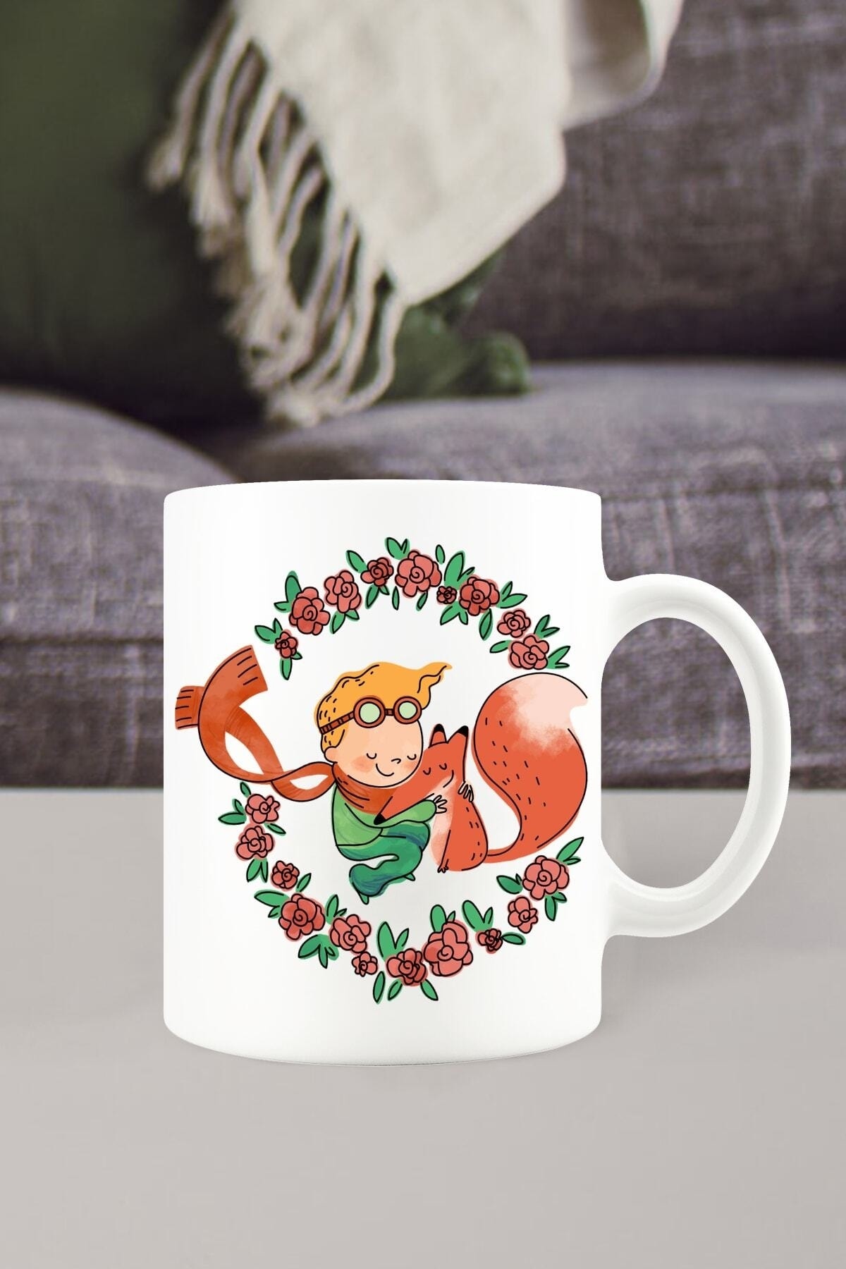 Service à Thé Königitz – Le Petit Prince – Tasse Et Couvercle – Porcelaine D'os