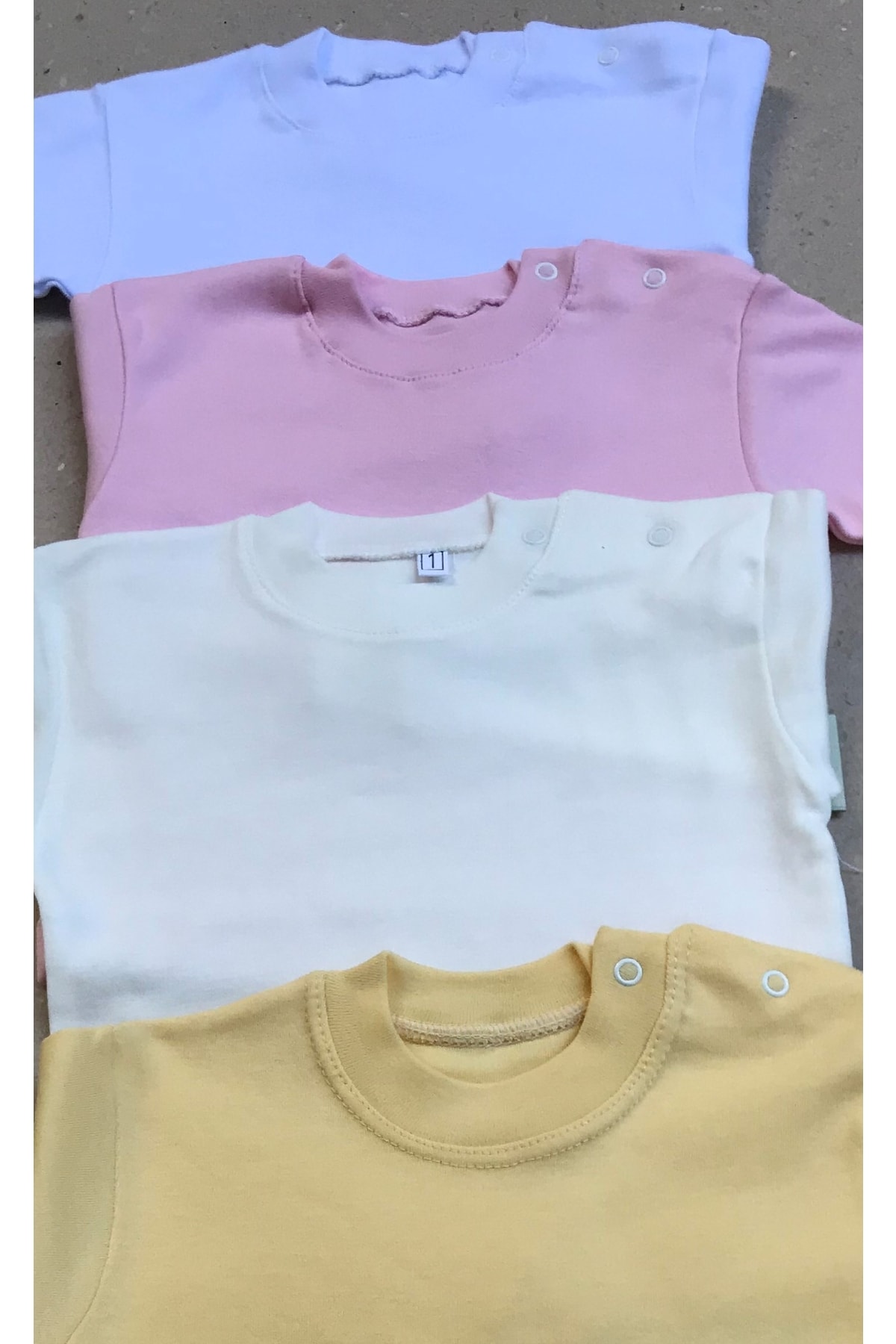 بادی نوزادی دخترانه سفید bebedino | 1402024 اورجینال - تصویر 4