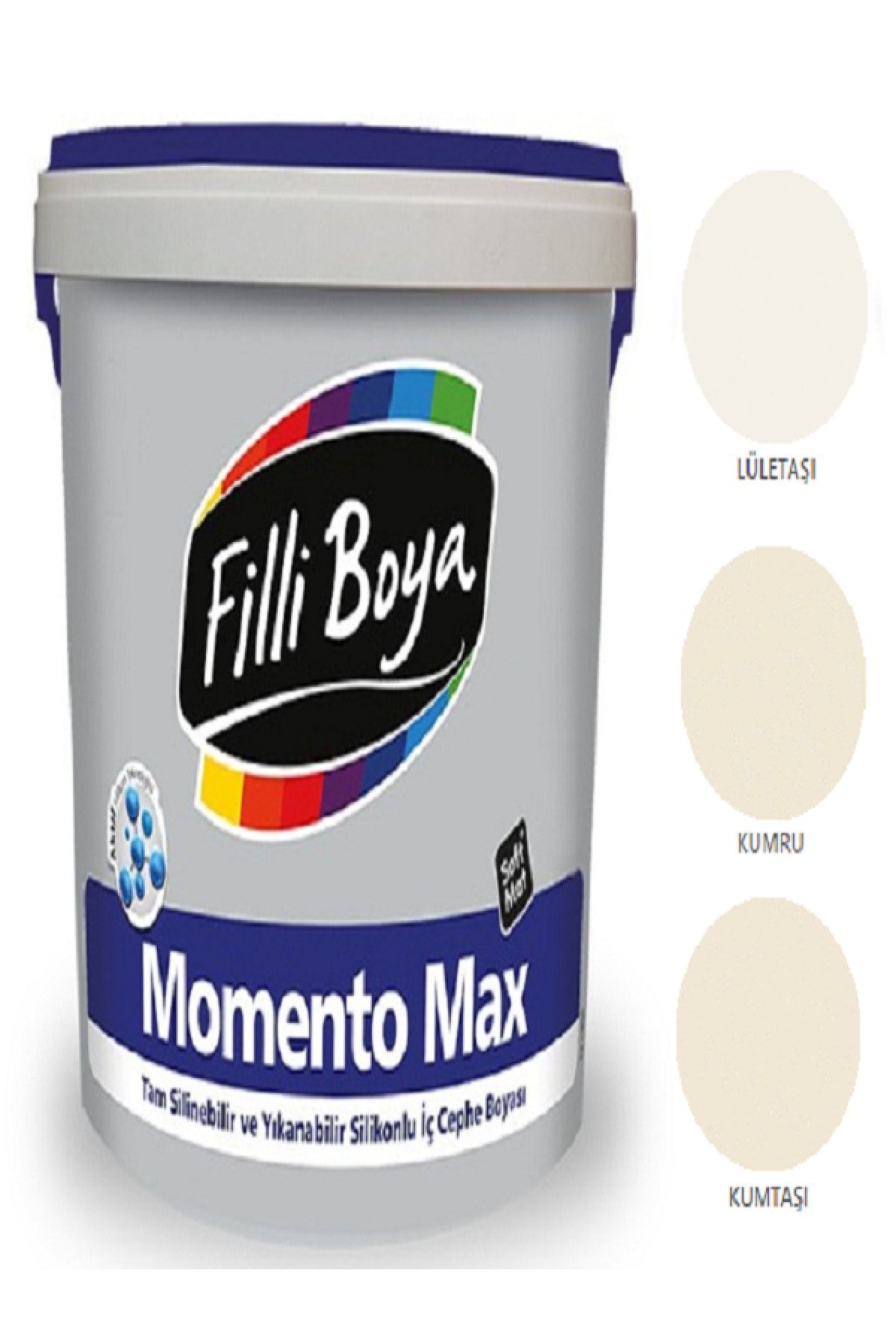 Momento Max Full Wipeable Washable Silicone Matte Paint 15lt (dove)