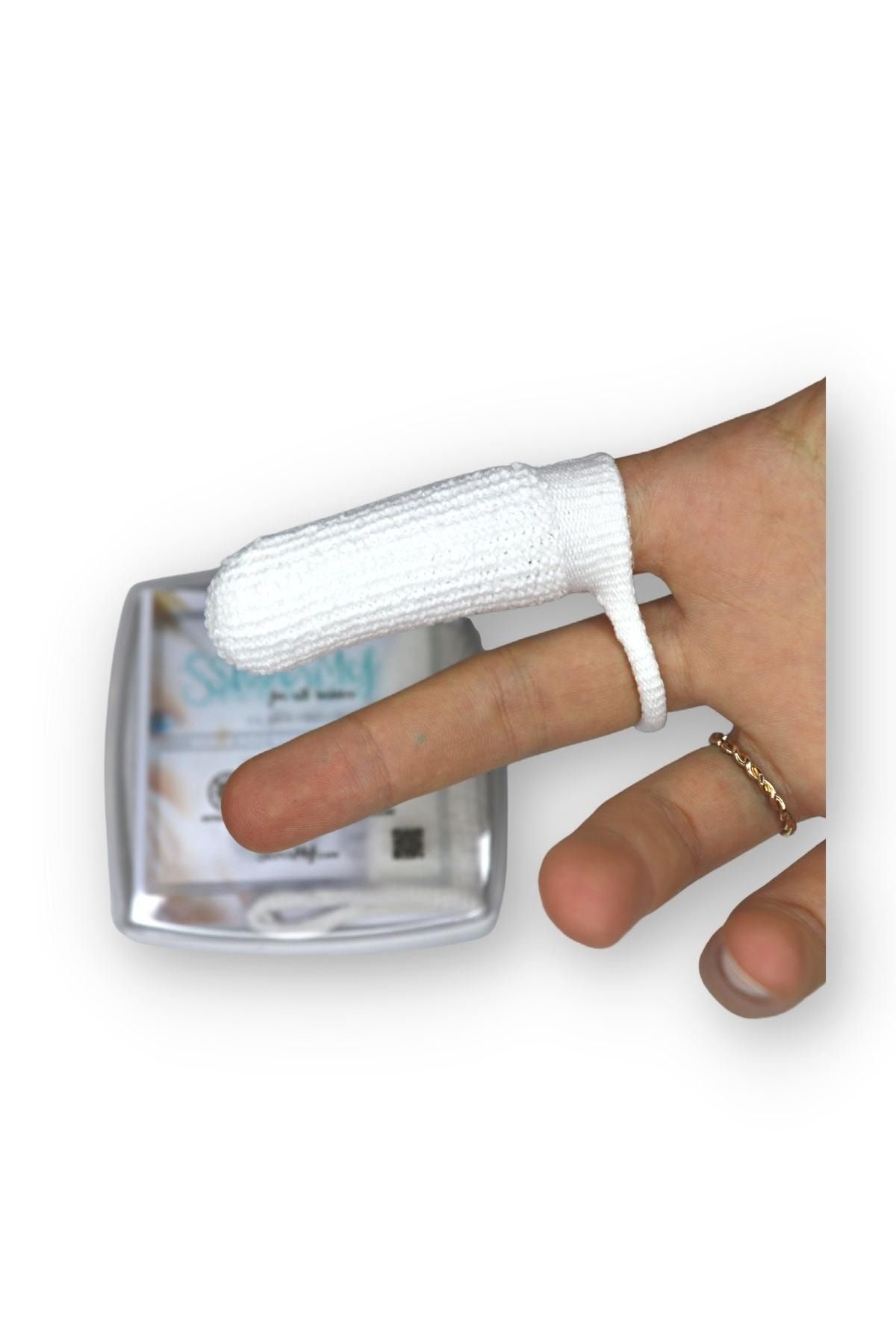 SilverMef Bebek Ağız Bakım Parmaklığı - Silver Finger Gümüş Iyonlu Bebek Diş Fırçası Ve Diş Kaşıyıcı (2 Adet) QR10972