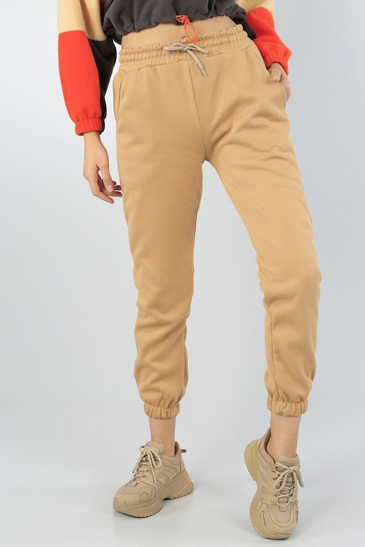 Womens deals camel joggers