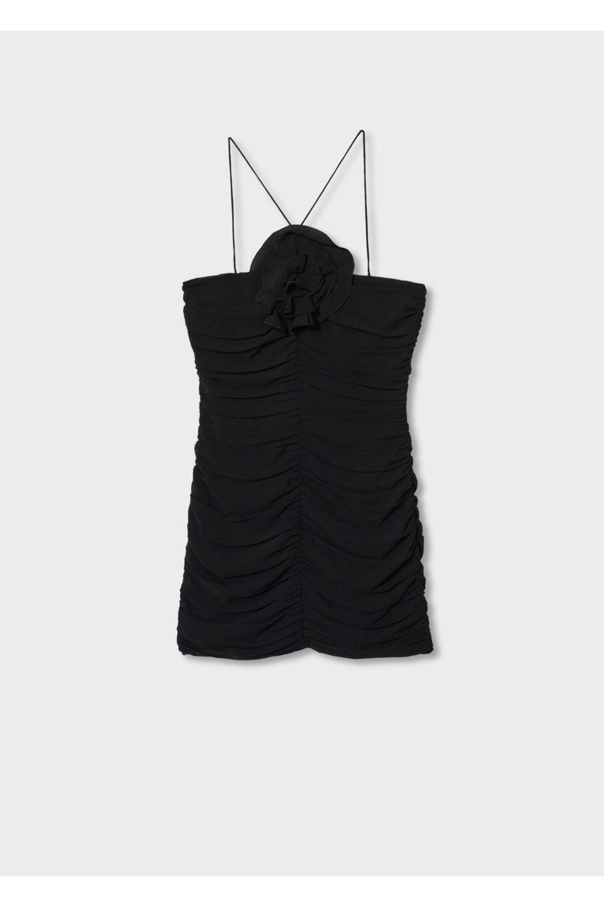 Aplikeli Drape Elbise