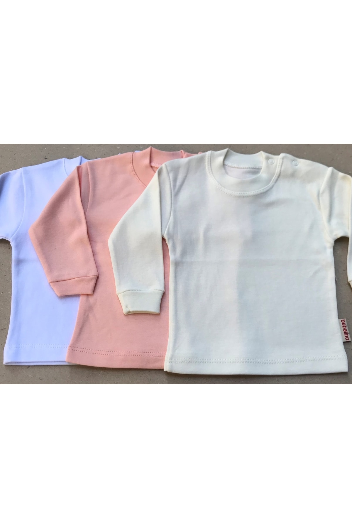 بادی نوزادی دخترانه سفید bebedino | 1402012 اورجینال - تصویر 3