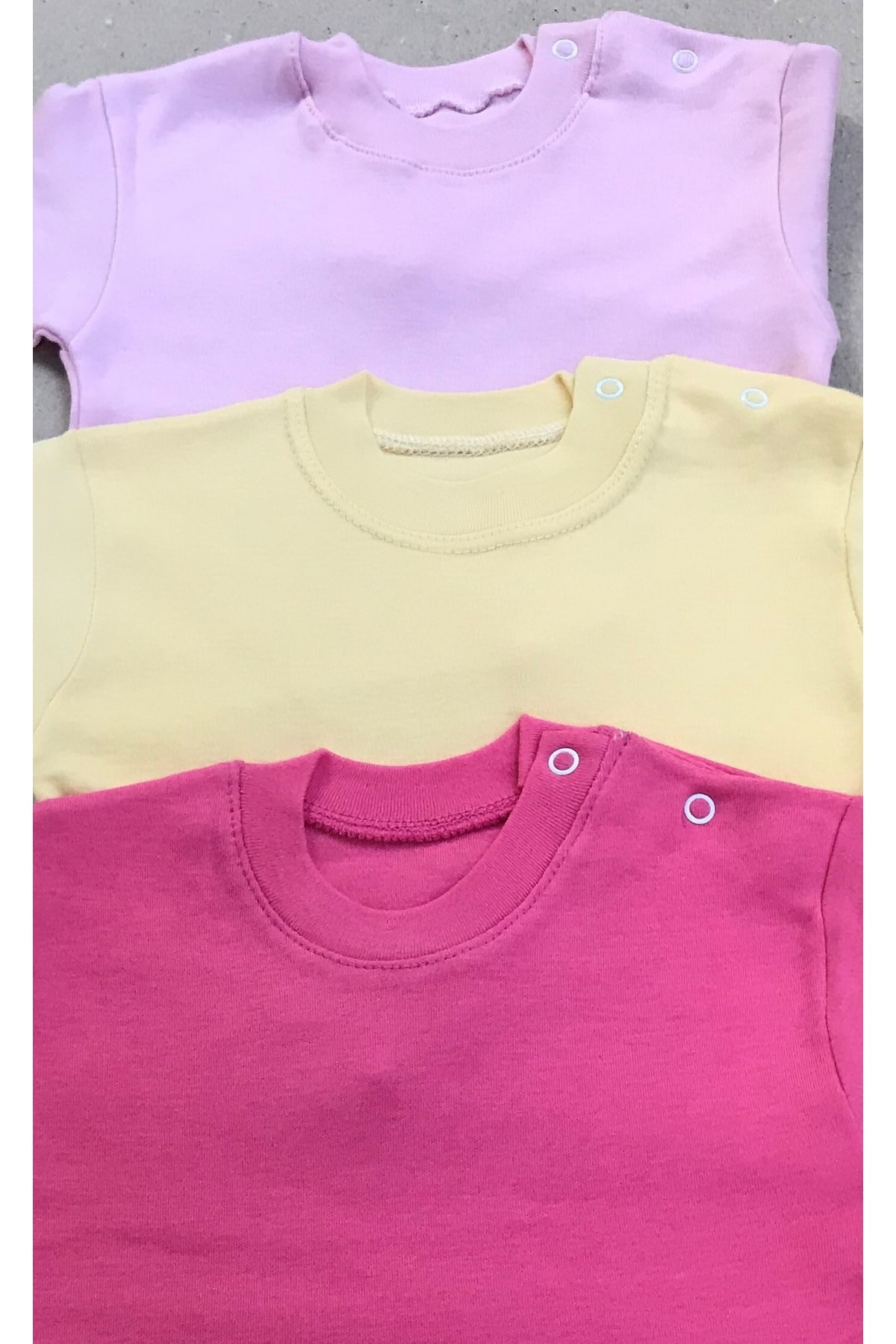 بادی نوزادی دخترانه صورتی bebedino | 1402018 اورجینال - تصویر 4