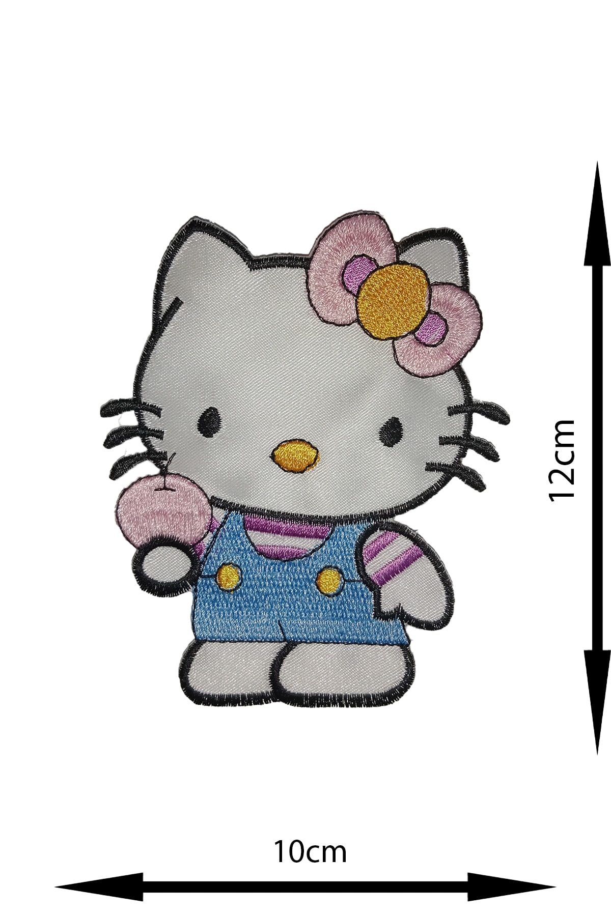 REMSATİC El Dikmesi Arma - Patch - Hello Kitty Modeli (10cm X 12cm)