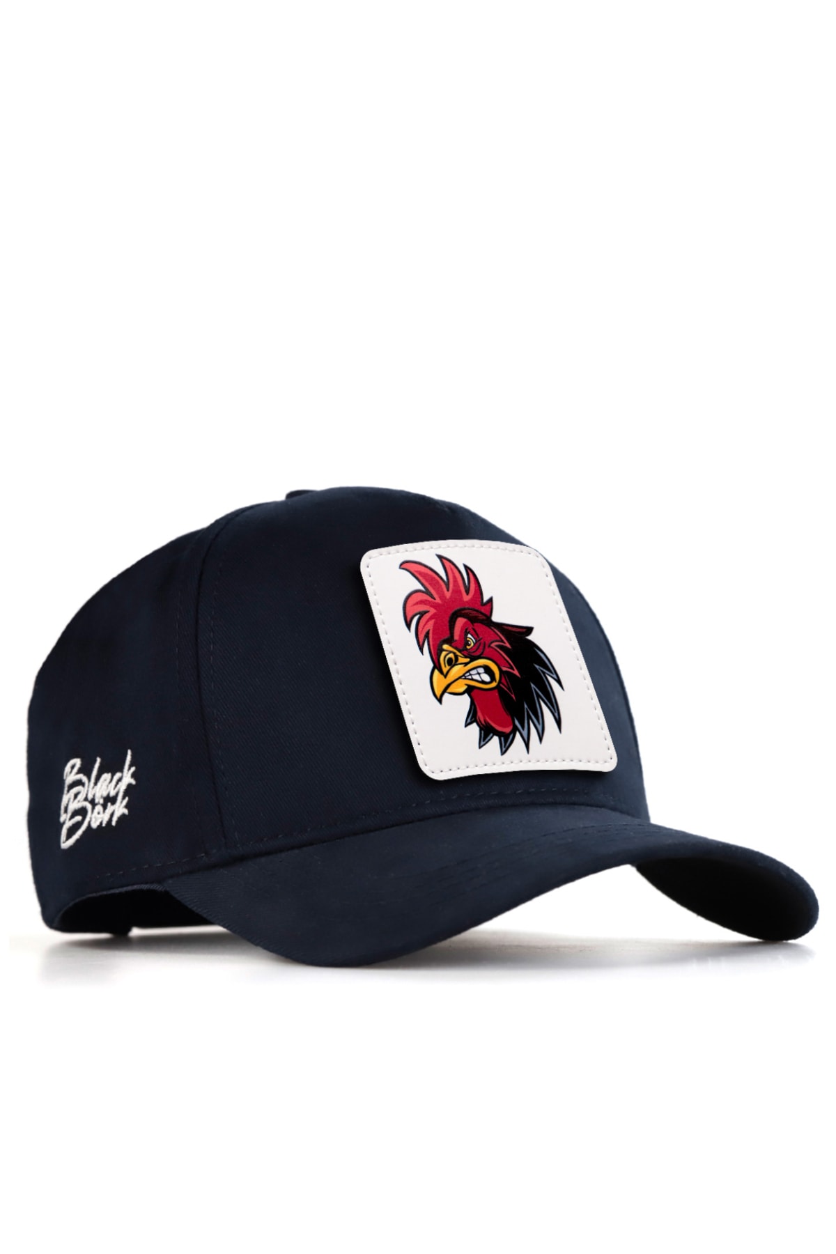 BlackBörk V1 Unisex Baseball Horoz3 Hayvan Logolu Lacivert Cap Şapka