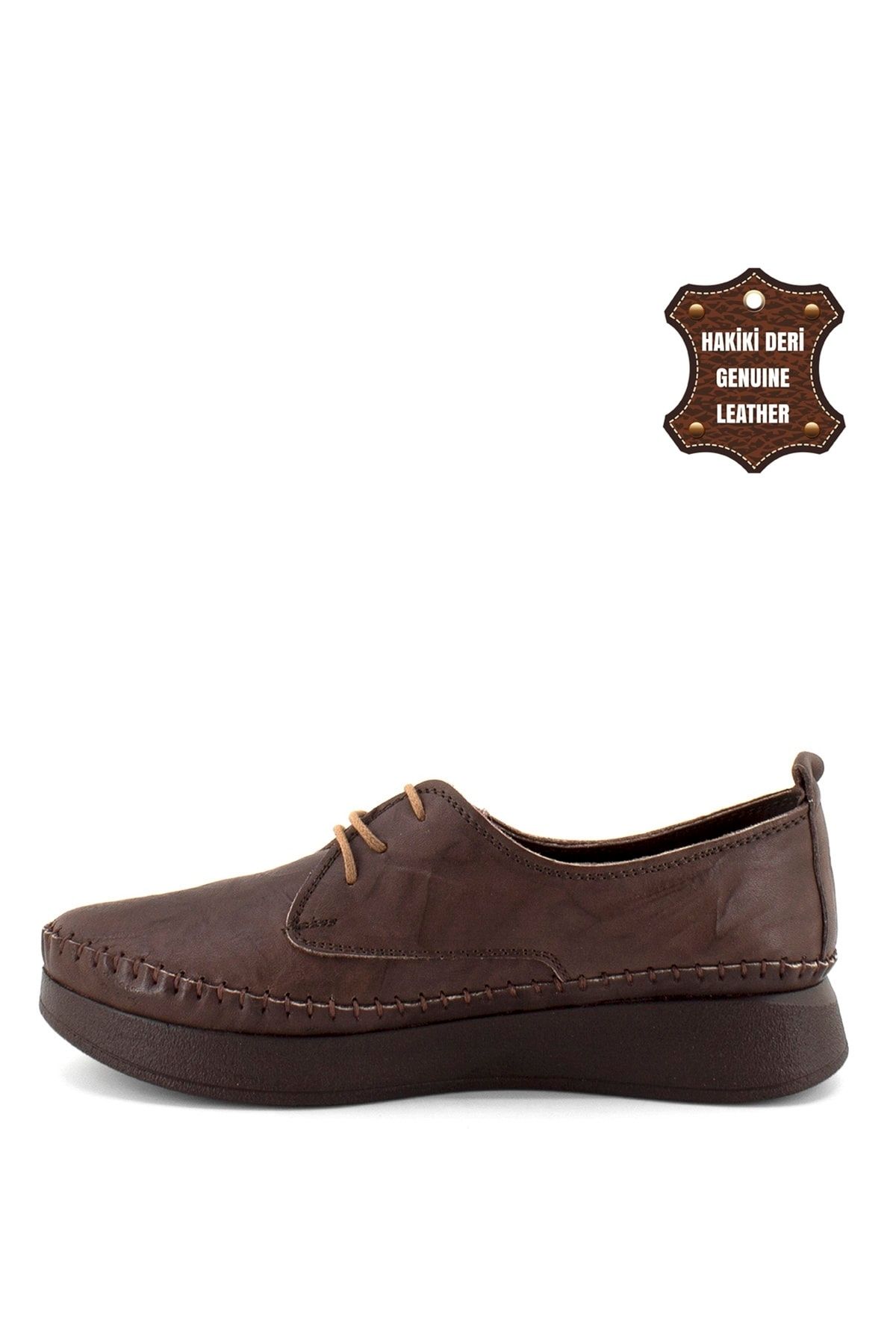 Ayakkabı Fuarı-Espadrile din piele naturală pentru femei Elit Mn83c maro 6