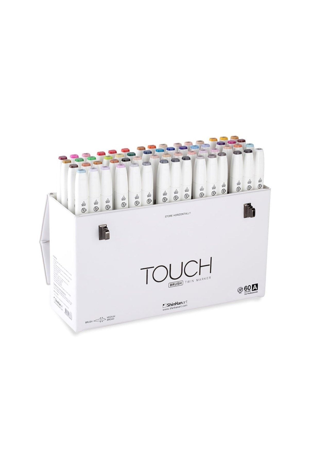 Shinhan Art Touch Twın Brush Pen : Çift Taraflı Marker Seti : 60'lı A