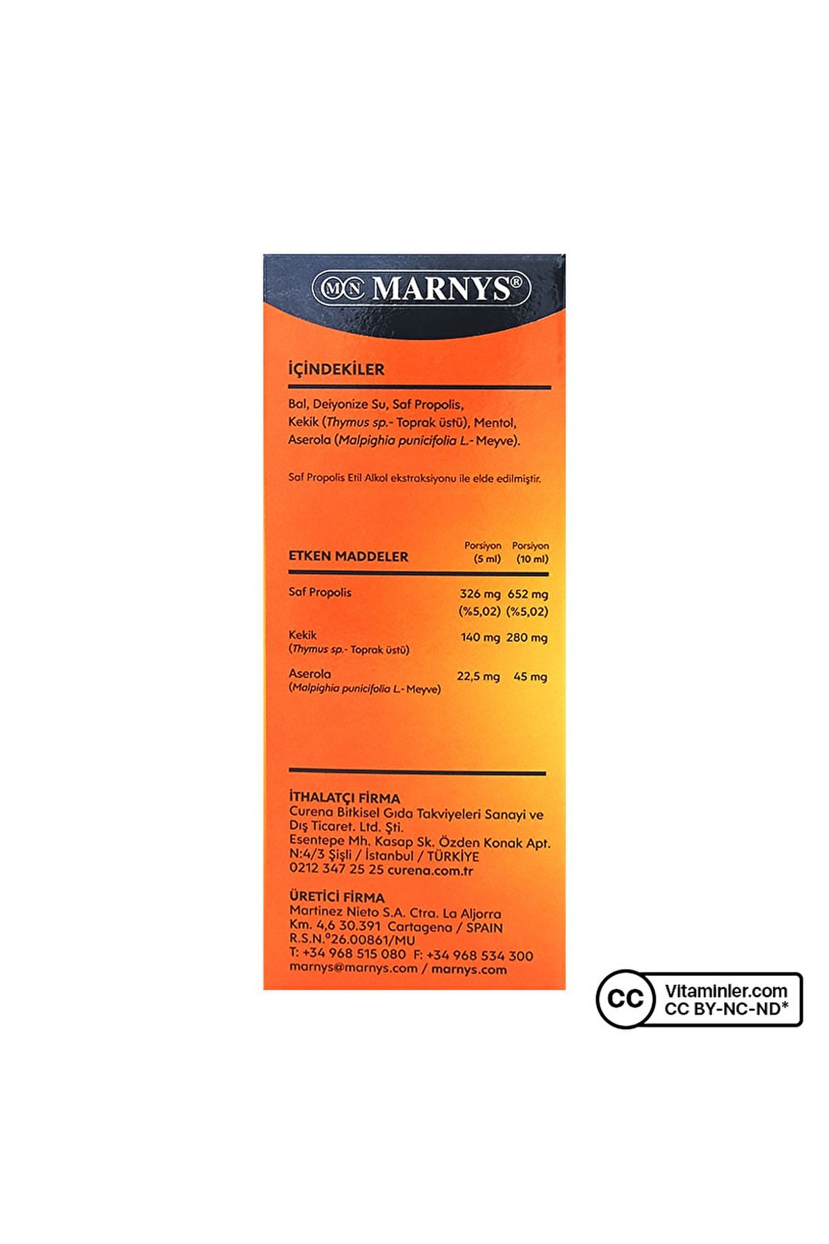 Marnys-Propolsaft Propolis Syrup 125 ml - Unflavored 3