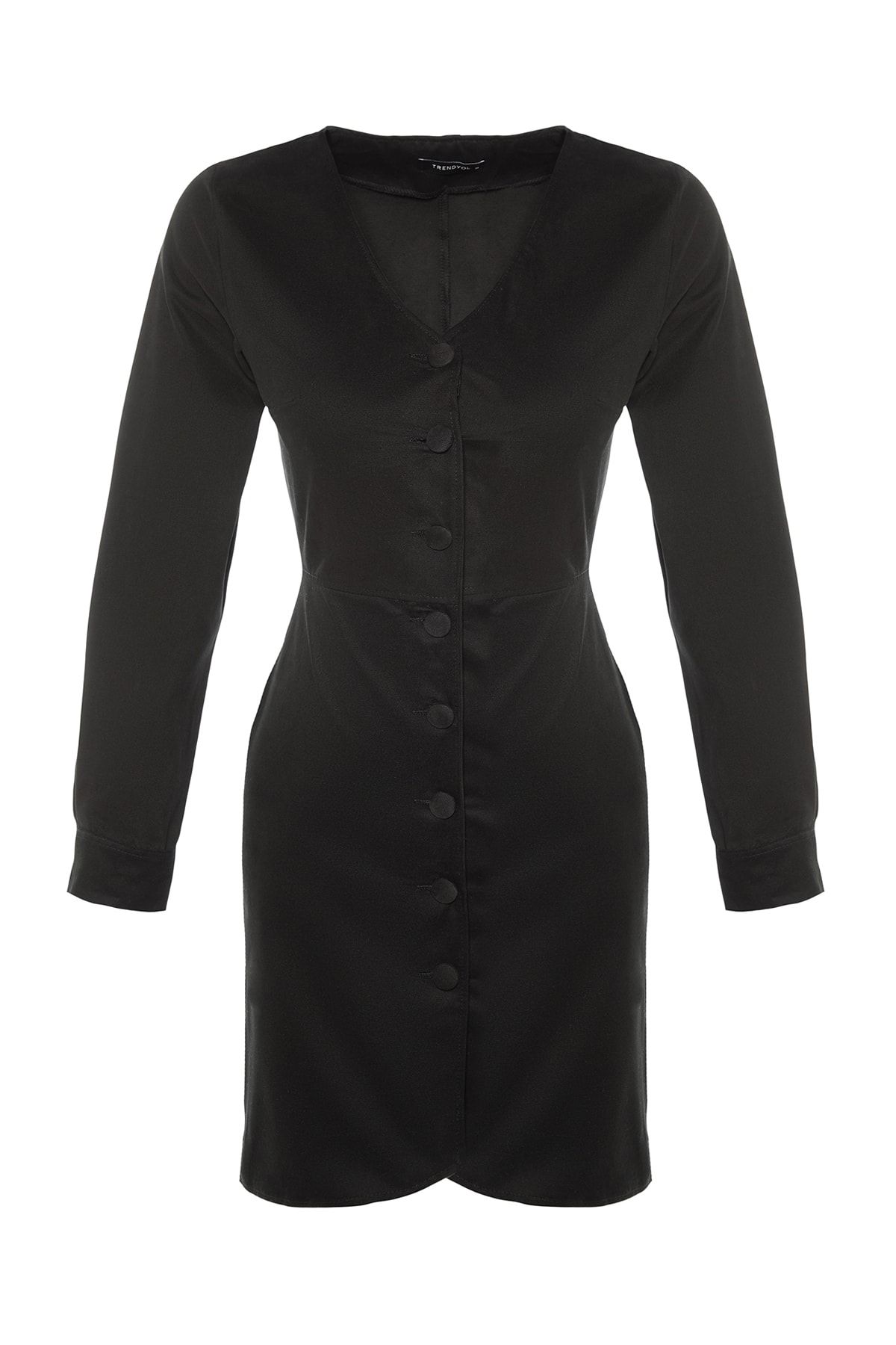 Trendyol Collection Kleid Schwarz A-Linie