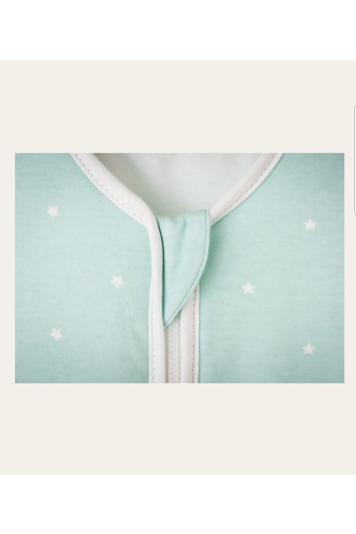 Alpar Tekstil-1.0 Tog Cotton Fiberless Girl-Boy Sleeping Bag - Double Layer /Mint 2