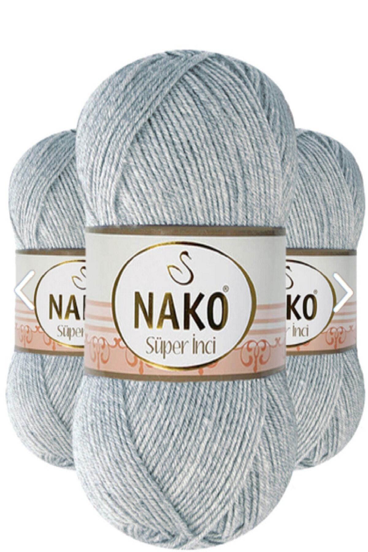 Nako Süper Inci 5 Tane Gri Color : 195 - Fiyatı, Yorumları