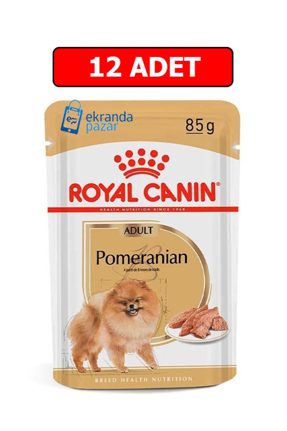 Royal Canin Pomeranian Yaş Köpek Maması 12 Adet X 85 Gr Pomeranian ...