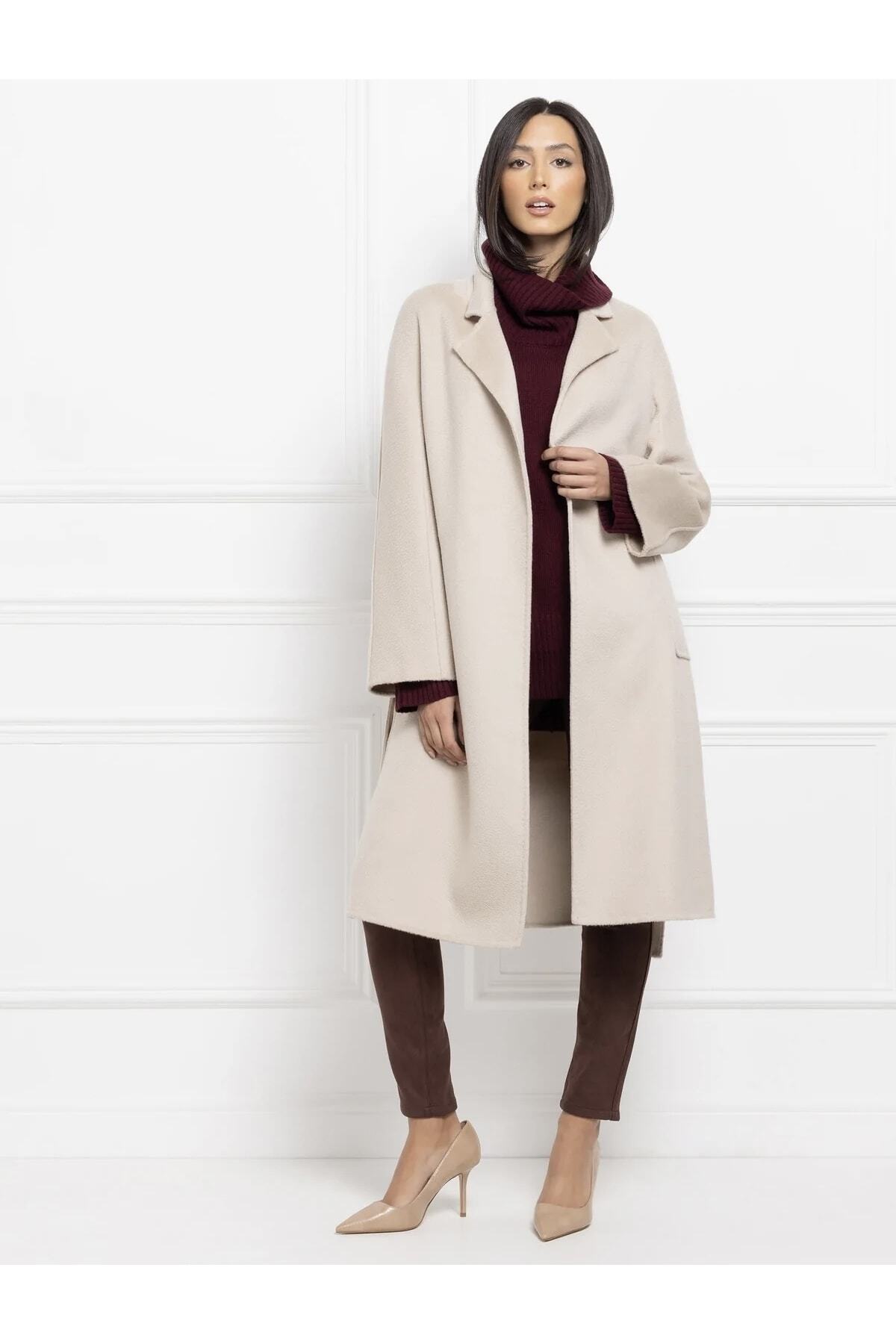 janbely  Saf Merinos Ceket - Görsel 2