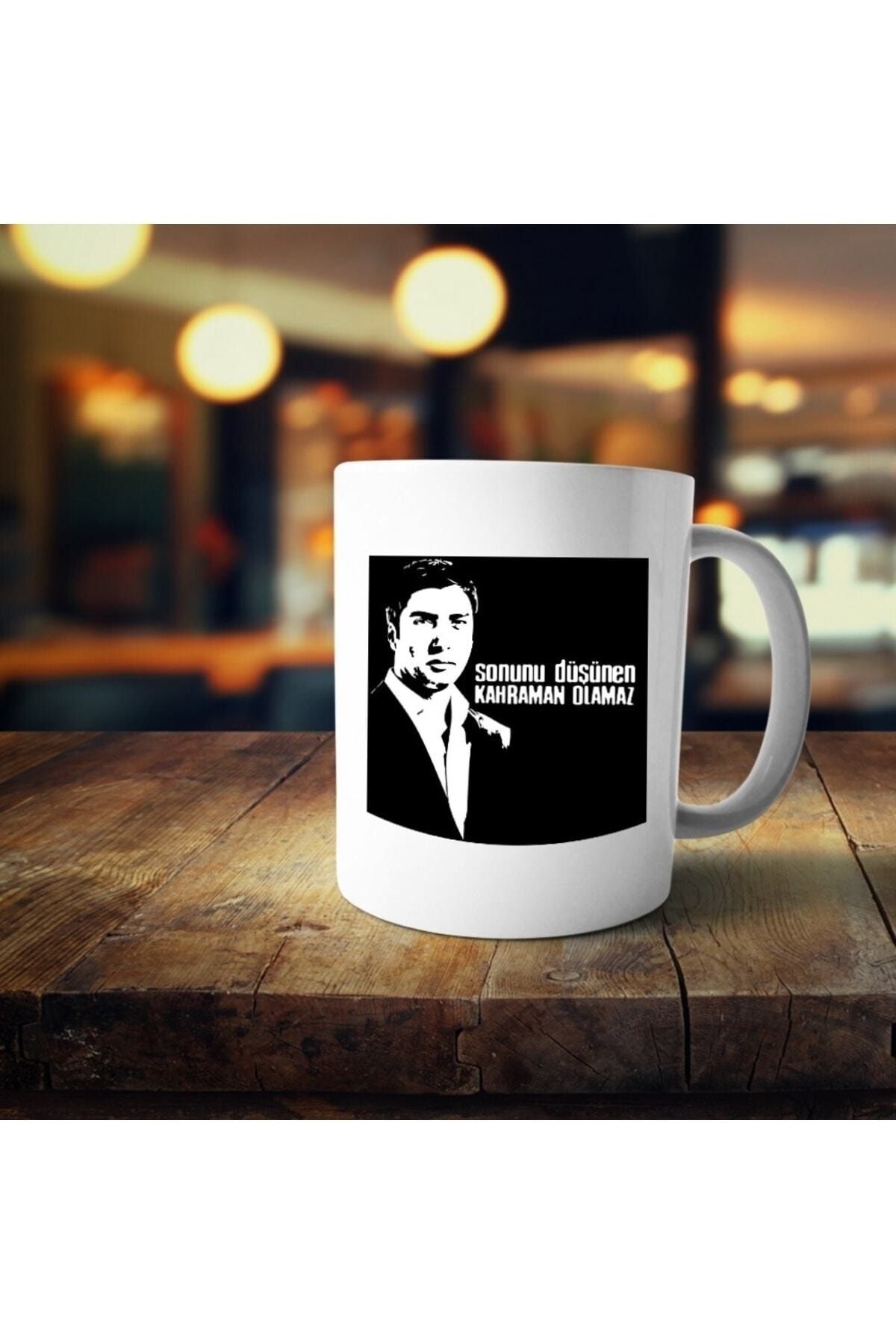 Öz Kupa-Valley of the Wolves Ambush Polat Alemdar "Those Who Think About the End Cannot Be a Hero" Printed Mug 1