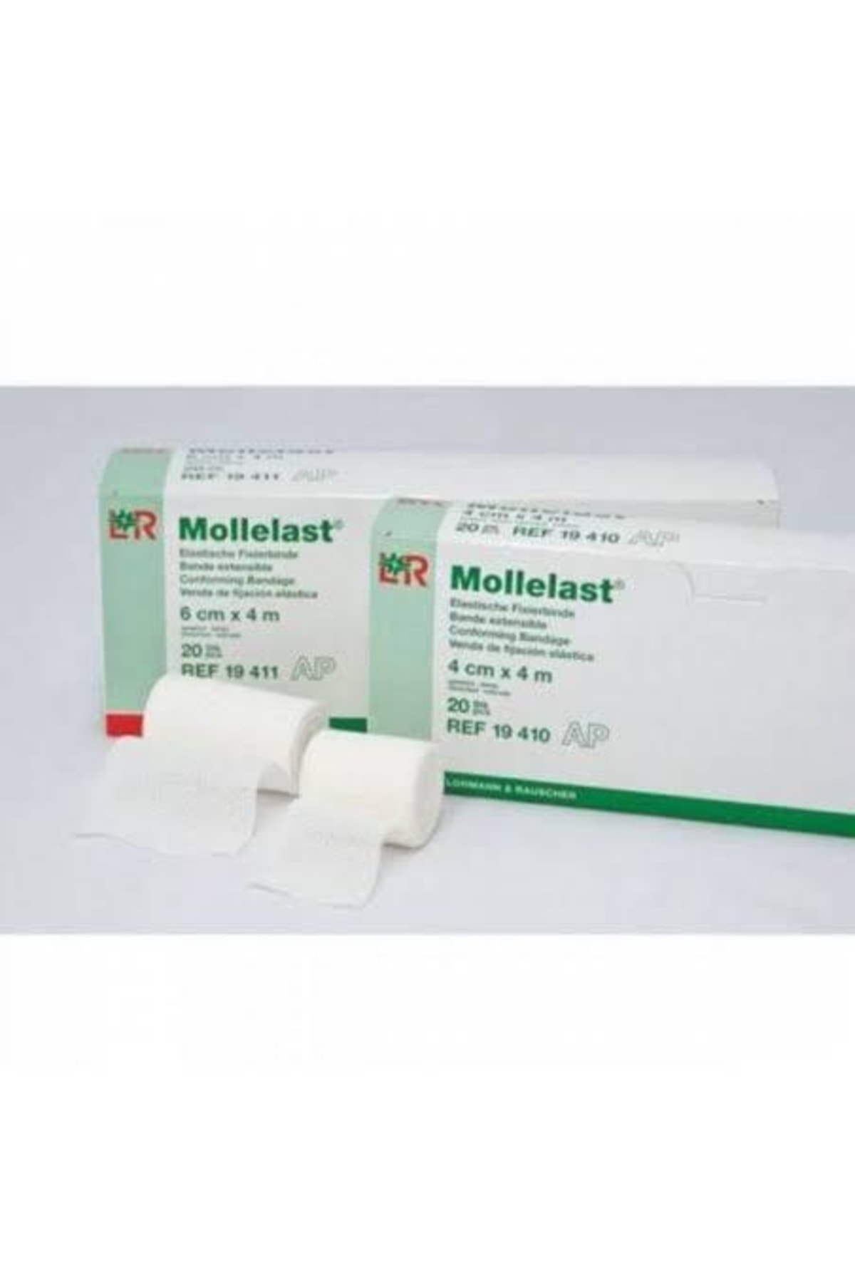 Mollelast Parmak Kompresyon Bandajı 6cmx4m 20'li Paket