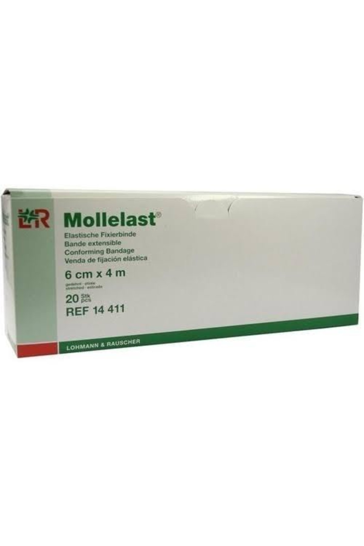 Mollelast Parmak Kompresyon Bandajı 6cmx4m 20'li Paket 2