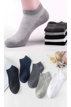 Çok Renkli 5'li Patik Çorap Seti DcSh01