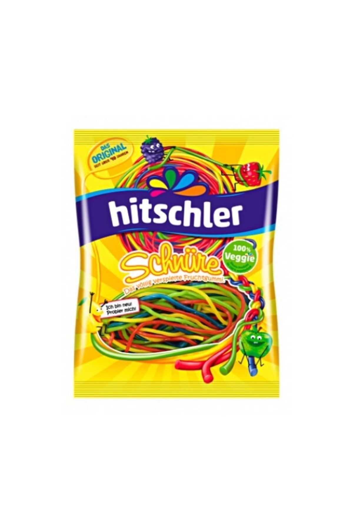 Hitschies Schnüre - 4-Fruit Jelly Cords 125g - German Foods