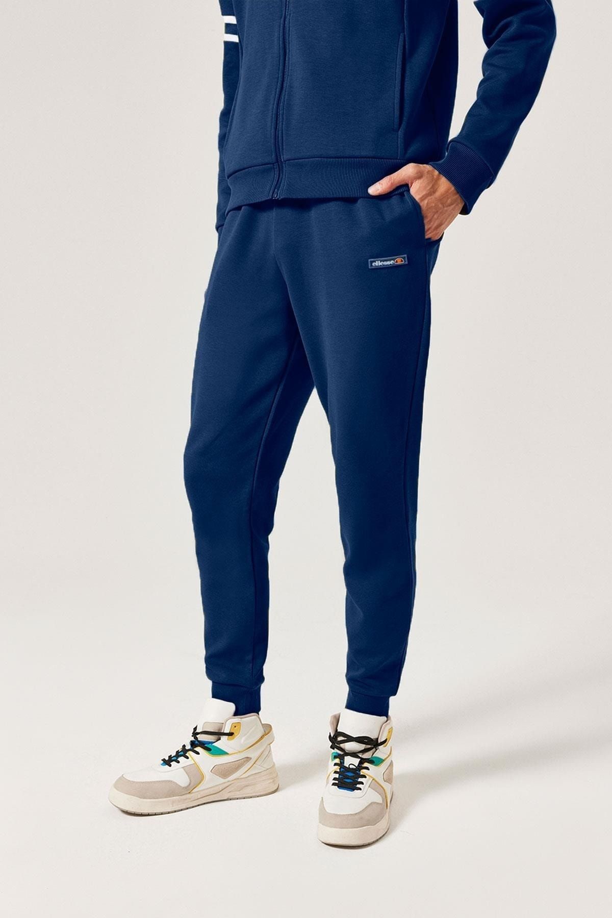 Ellesse blue track pants deals