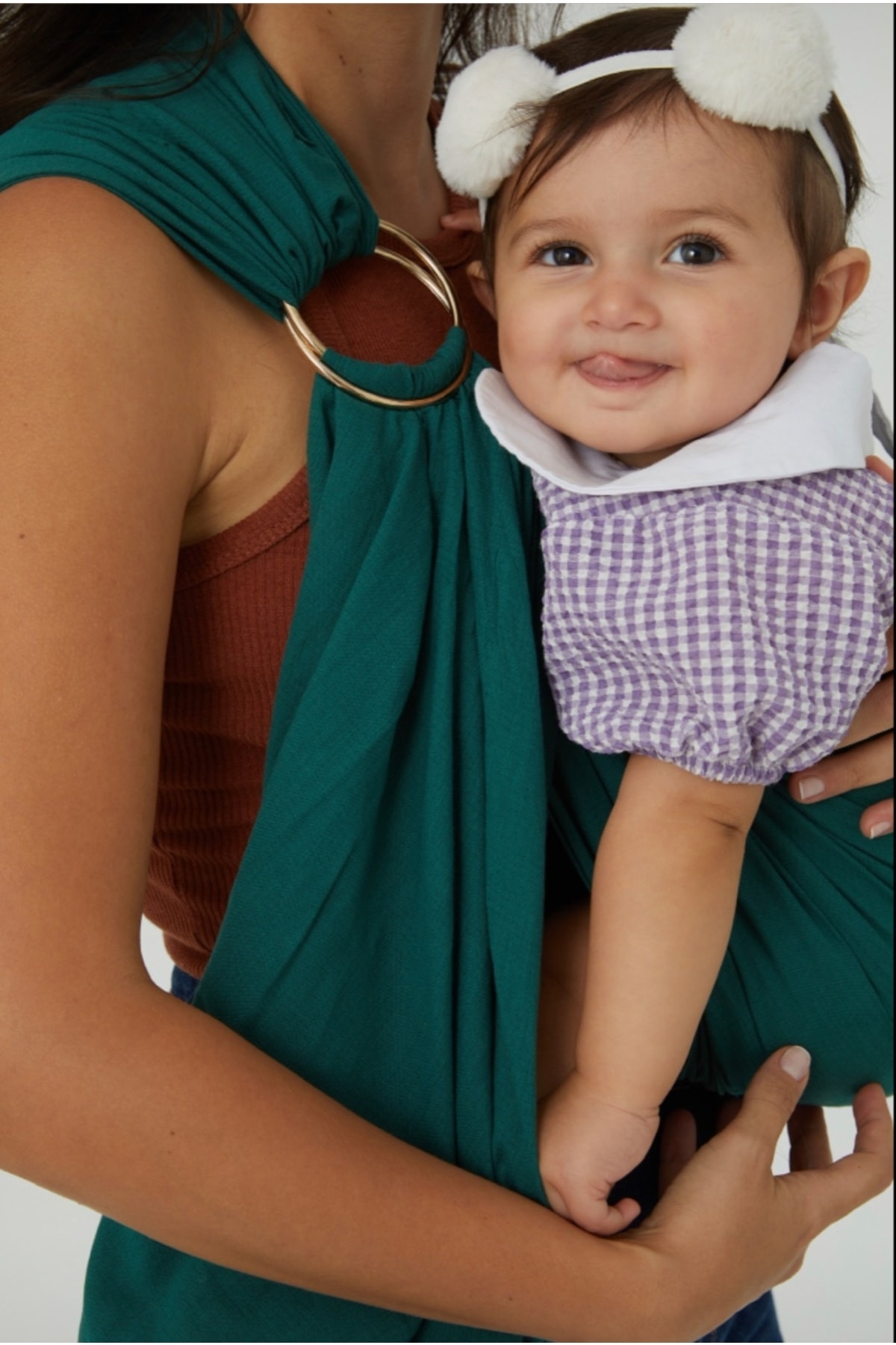 Baby D Halka Sling - Ördekbaşı Yeşili fotoğrafı 2 (önizleme)