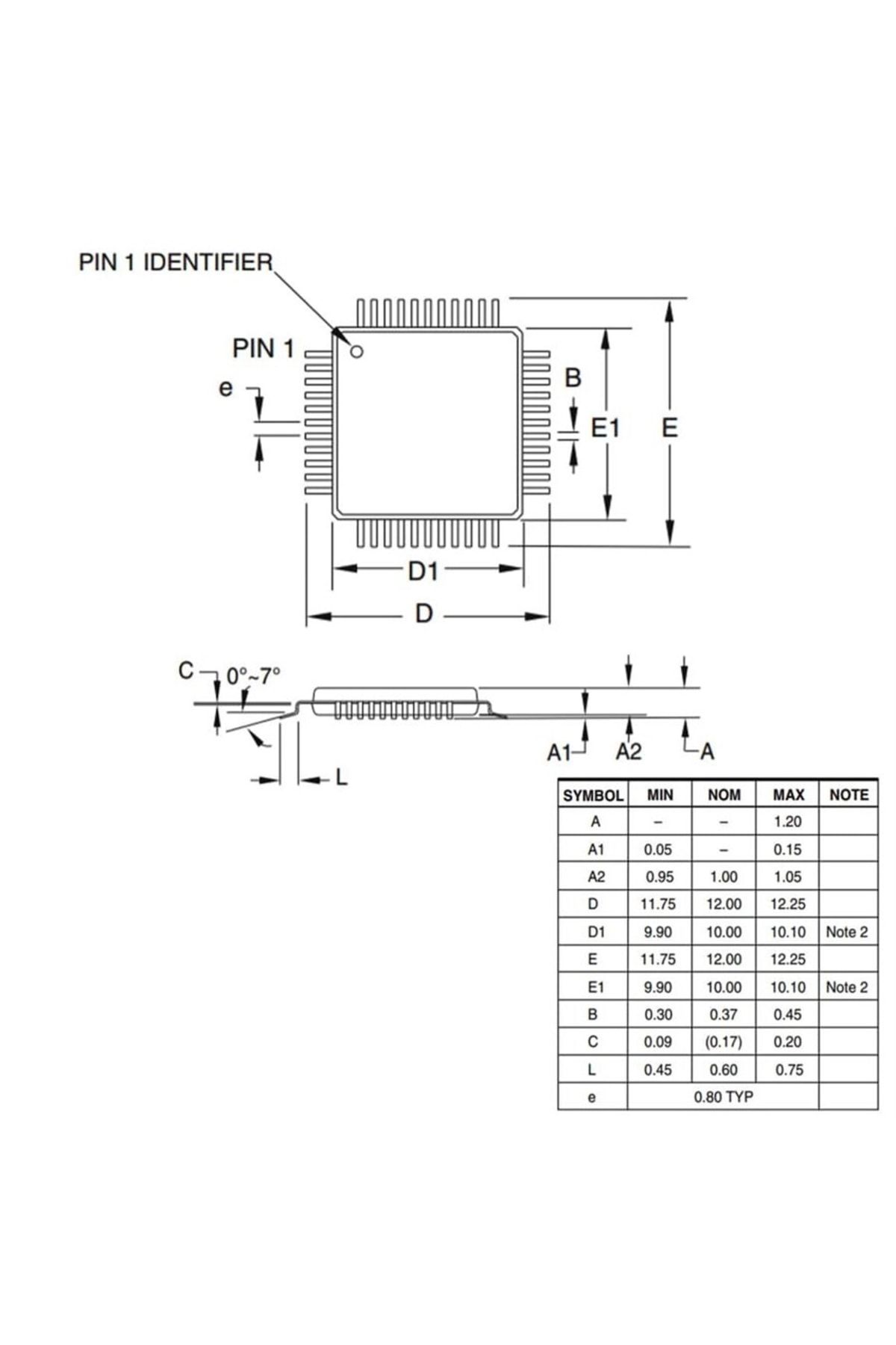 Arduino-Atmega16a-au Smd 8-bit 16mhz Microcontroller Tqfp-44 3
